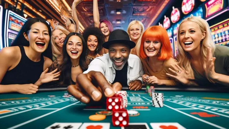 A vibrant collage of various lodibet casino games, including slots, live dealer tables, and sports betting interfaces, symbolizing diverse gaming options.
