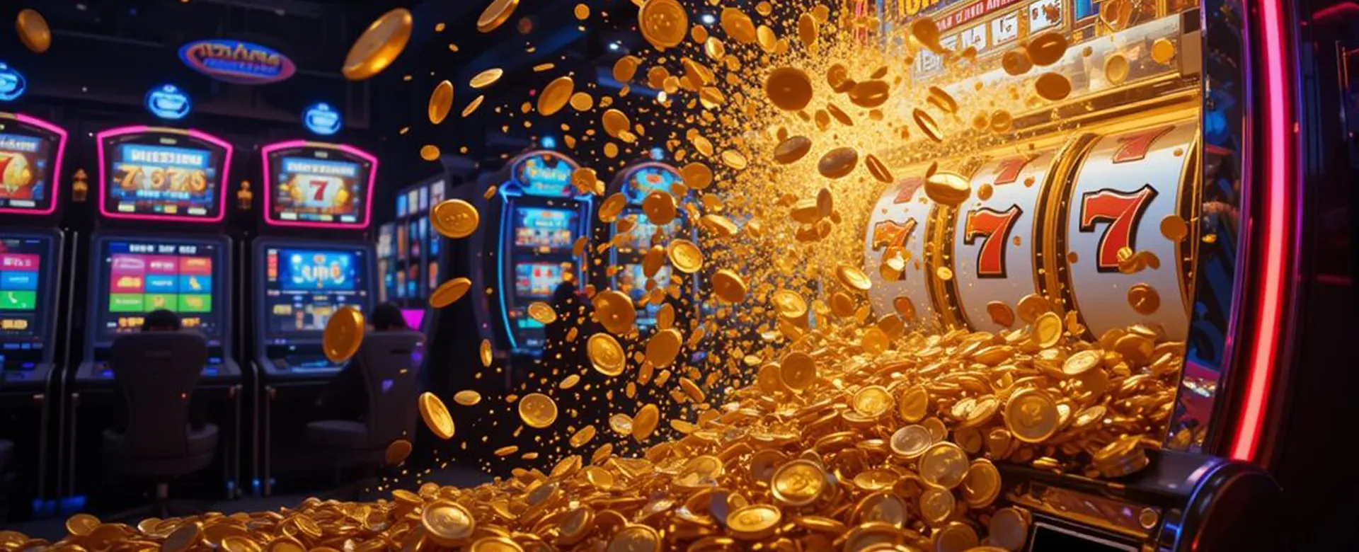 A grand 100JL casino lobby with various slot machines and live dealer tables, showcasing the exciting world of online gaming in the Philippines, reflecting the black and gold aesthetic.