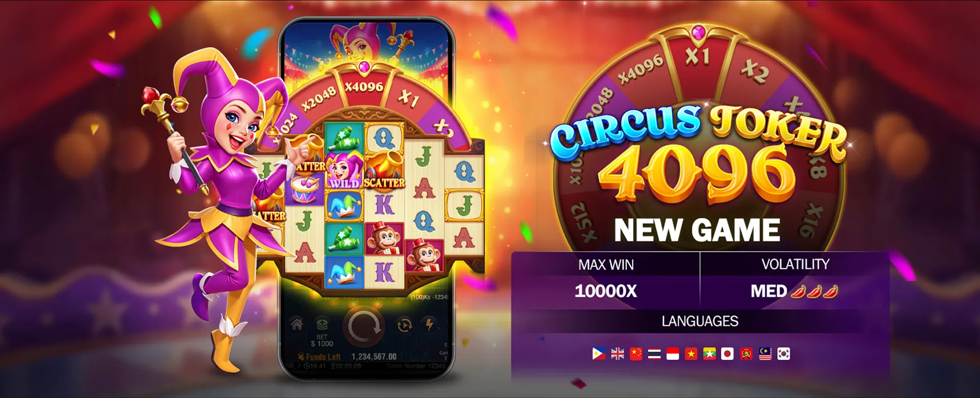 100JL online casino platform with dynamic lighting and various game icons